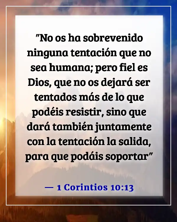 Versículos de la Biblia sobre experiencias pasadas (1 Corintios 10:13)