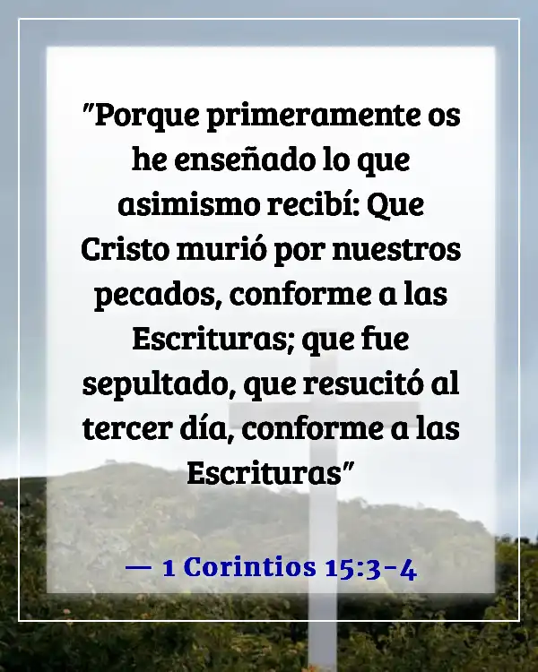 Versículos de la Biblia sobre el plan de salvación de Dios (1 Corintios 15:3-4)