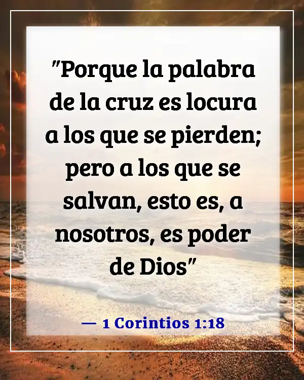 Versículos de la Biblia sobre el plan de salvación de Dios (1 Corintios 1:18)