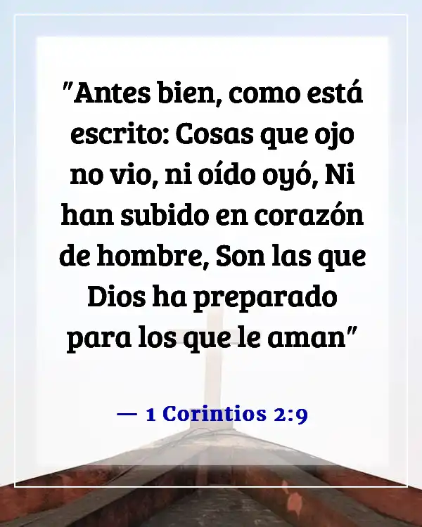 Versículos de la Biblia sobre la esperanza del cielo (1 Corintios 2:9)