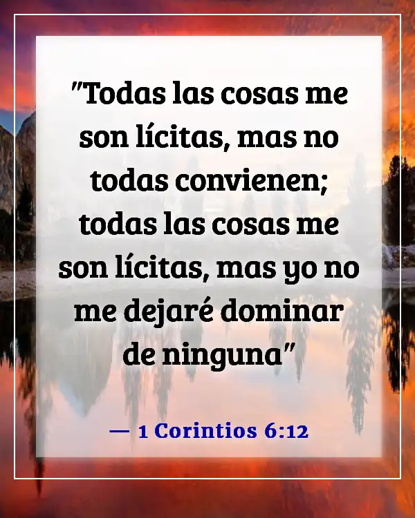 Versículos de la Biblia sobre la recuperación de adicciones (1 Corintios 6:12)