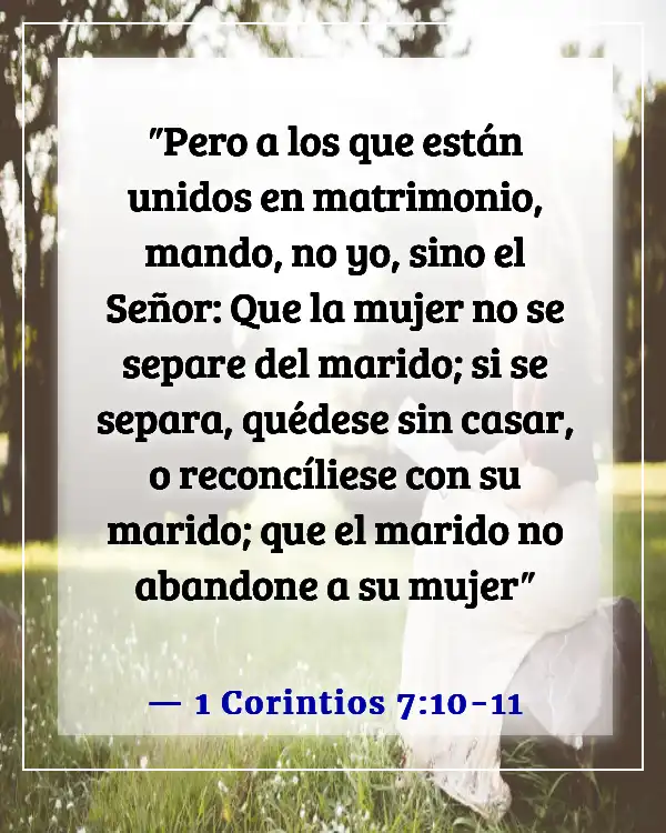 Versículo de la Biblia para una mujer divorciada (1 Corintios 7:10-11)