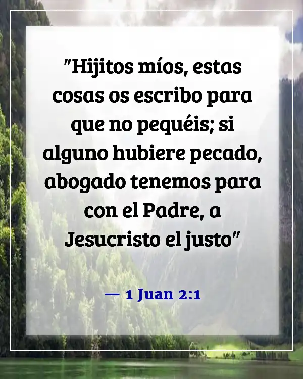 Versículos de la Biblia sobre la imperfección humana (1 Juan 2:1)