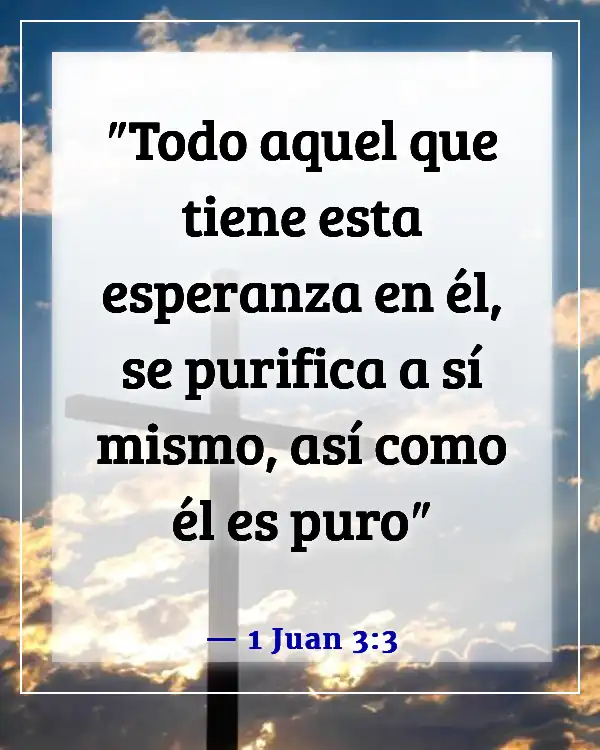 Versículos de la Biblia sobre la parálisis espiritual (1 Juan 3:3)