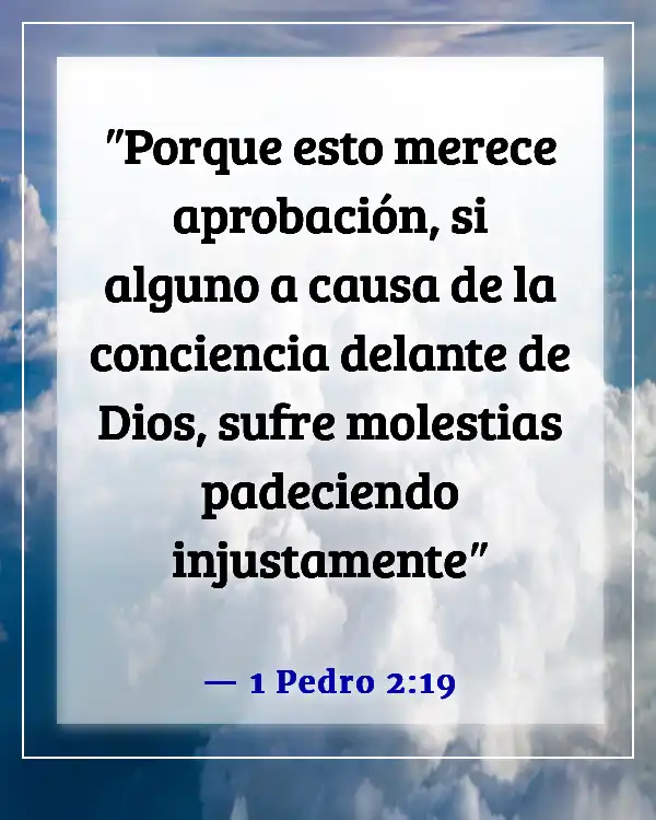 Versículo de la Biblia sobre una mujer que teme al Señor (1 Pedro 2:19)