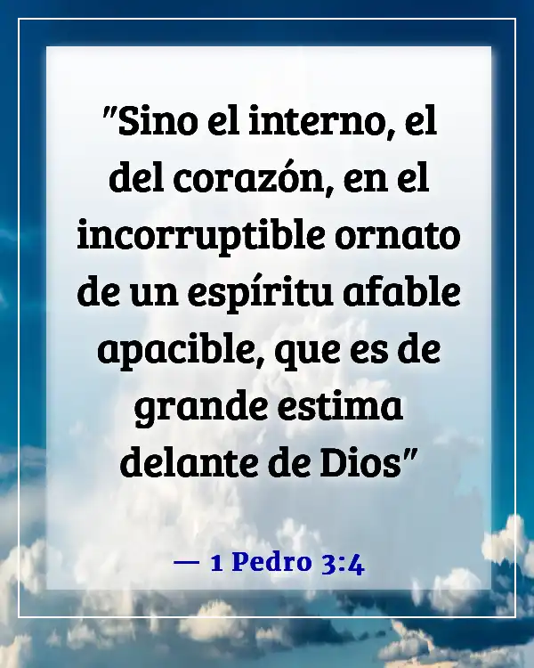 Versículo de la Biblia sobre una mujer que teme al Señor (1 Pedro 3:4)