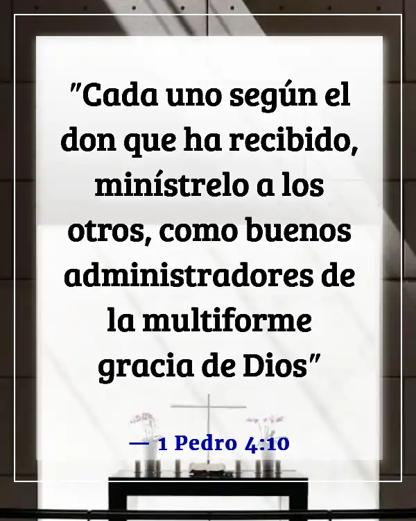 Versículos de la Biblia sobre ser una mujer independiente (1 Pedro 4:10)