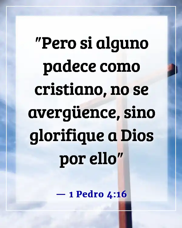 Versículo de la Biblia sobre regocijarse en pruebas y tentaciones (1 Pedro 4:16)