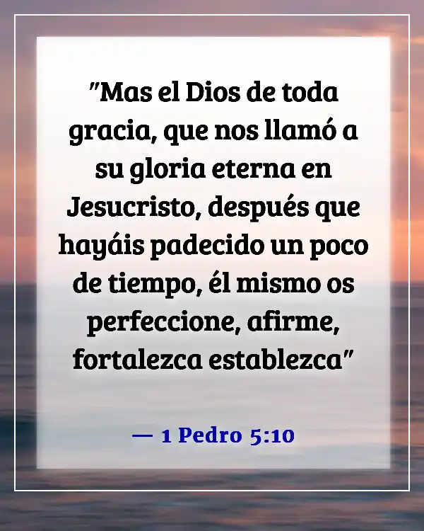 Versículos de la Biblia sobre la victoria en el nombre de Jesús (1 Pedro 5:10)