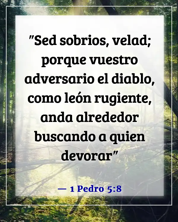 Versículos de la Biblia contra el ataque espiritual (1 Pedro 5:8)