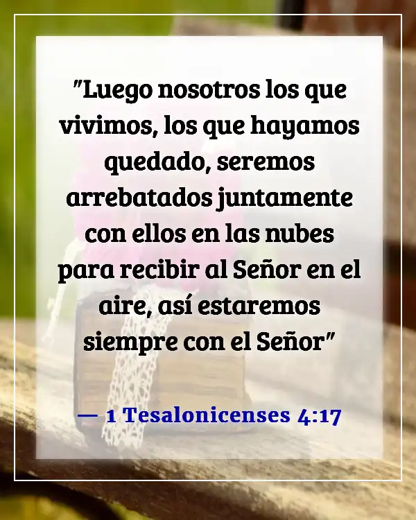 Versículos de la Biblia sobre Ausente del Cuerpo, Presente con el Señor (1 Tesalonicenses 4:17)