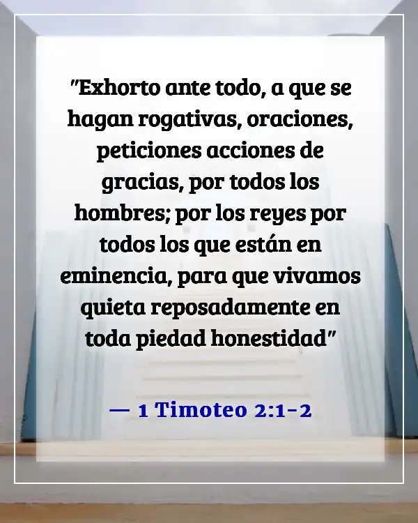 Versículo de la Biblia para el patriotismo (1 Timoteo 2:1-2)