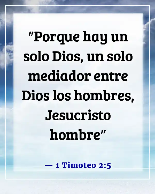 Versículos de la Biblia sobre la salvación solo a través de Cristo (1 Timoteo 2:5)