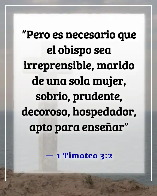 Versículos bíblicos sobre el liderazgo en la iglesia (1 Timoteo 3:2)