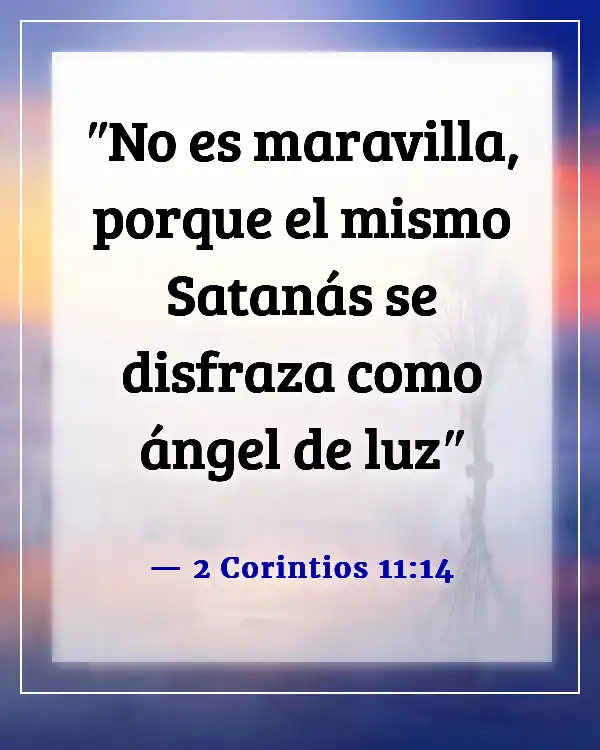 Versículos de la Biblia sobre vencer al diablo (2 Corintios 11:14)