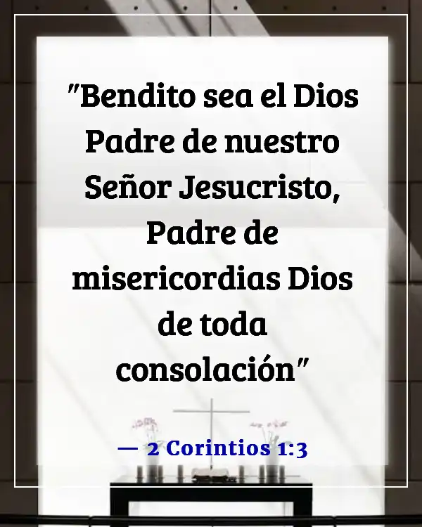 Versículos de la Biblia sobre despedirse de un ser querido (2 Corintios 1:3)