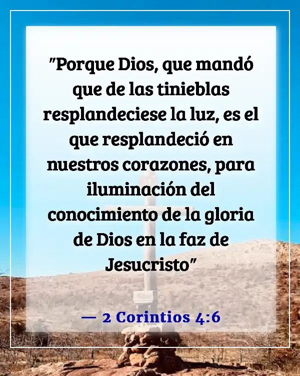 Versículos de la Biblia sobre Jesús como la Luz (2 Corintios 4:6)