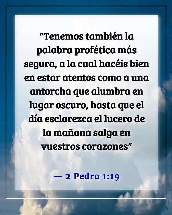 Versículos de la Biblia sobre Jesús como la Luz (2 Pedro 1:19)