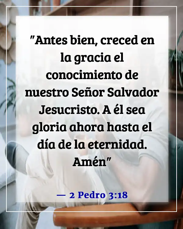 Versículos de la Biblia sobre el favor inmerecido de Dios (2 Pedro 3:18)