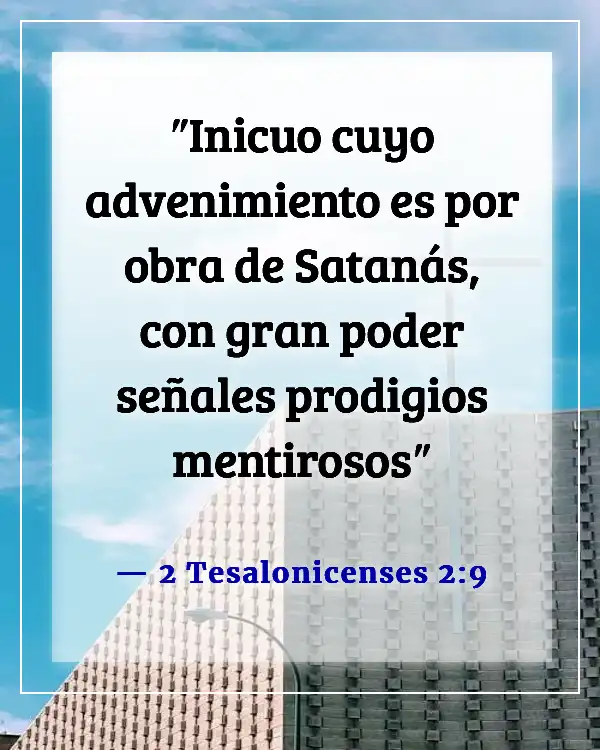 Versículos de la Biblia sobre las distracciones de Satanás (2 Tesalonicenses 2:9)