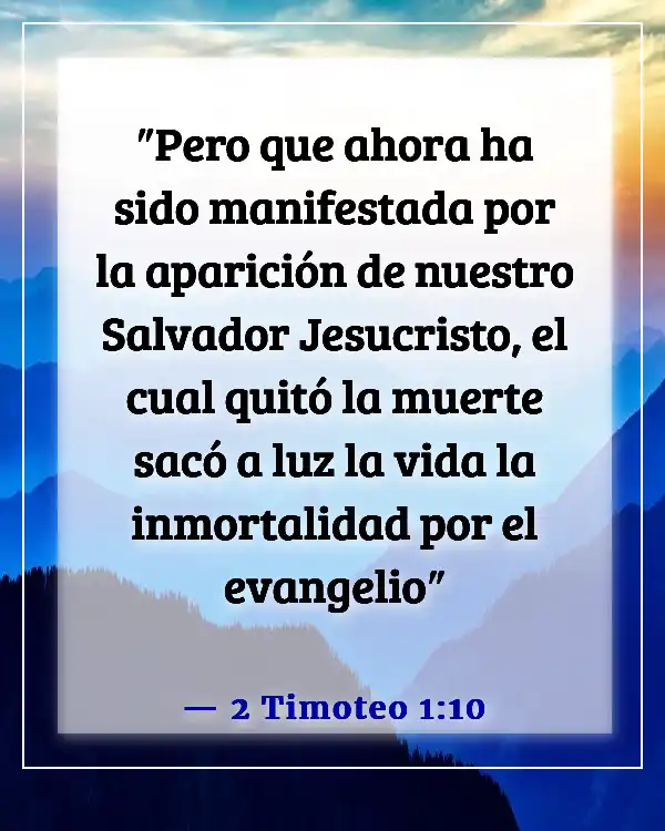 Versículos bíblicos sobre Jesús venciendo la muerte (2 Timoteo 1:10)