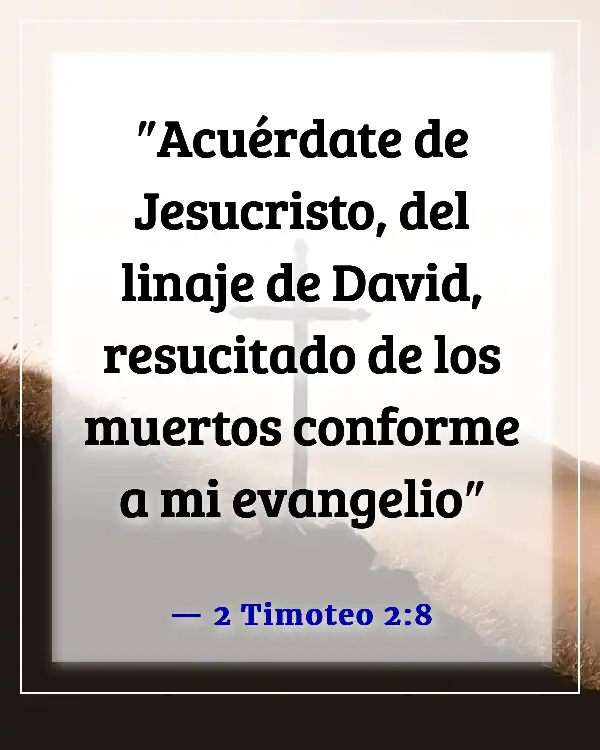 Versículos de la Biblia sobre recordar a Dios (2 Timoteo 2:8)