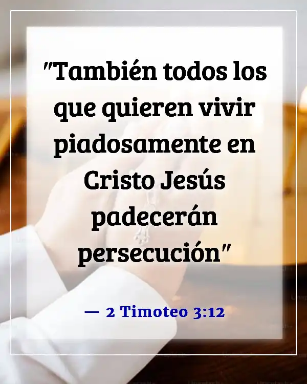 Versículo de la Biblia sobre regocijarse en pruebas y tentaciones (2 Timoteo 3:12)