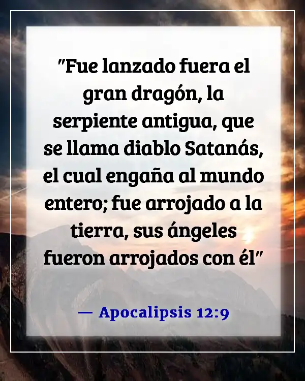 Versículos de la Biblia sobre las distracciones de Satanás (Apocalipsis 12:9)