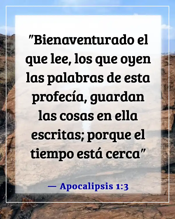 Versículos de la Biblia sobre la Palabra de Dios (Apocalipsis 1:3)