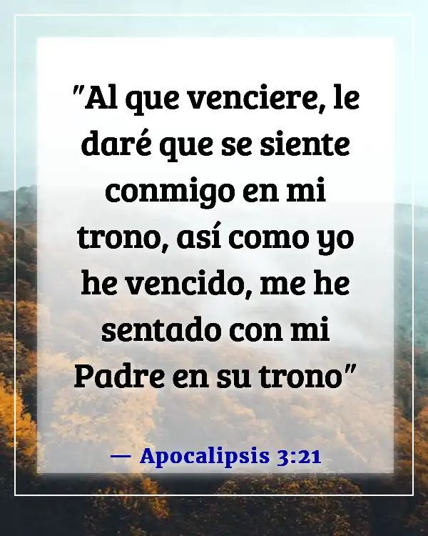 Versículos de la Biblia sobre la esperanza del cielo (Apocalipsis 3:21)