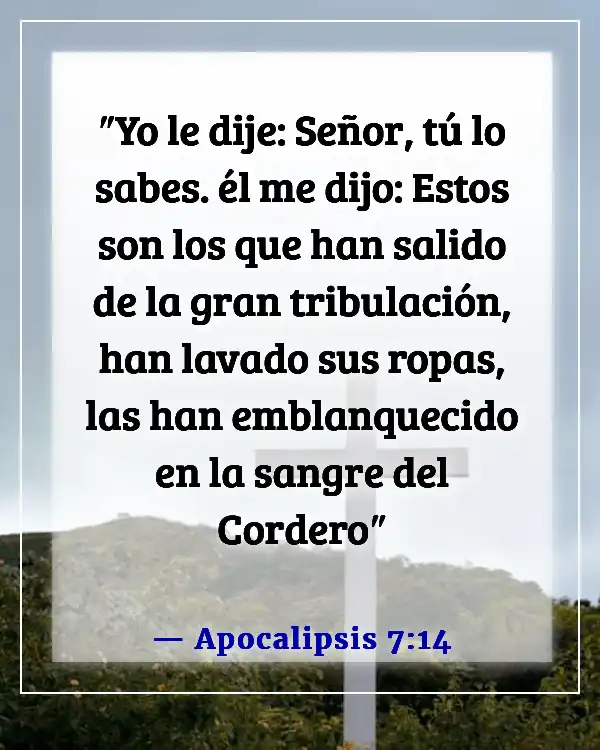 Escrituras sobre la victoria a través de la sangre de Jesús (Apocalipsis 7:14)