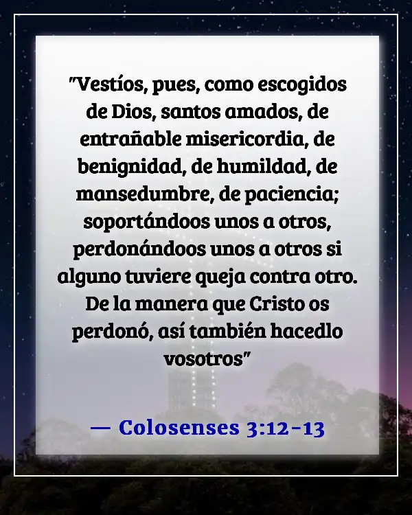 Versículos de la Biblia sobre el respeto por la vida humana (Colosenses 3:12-13)