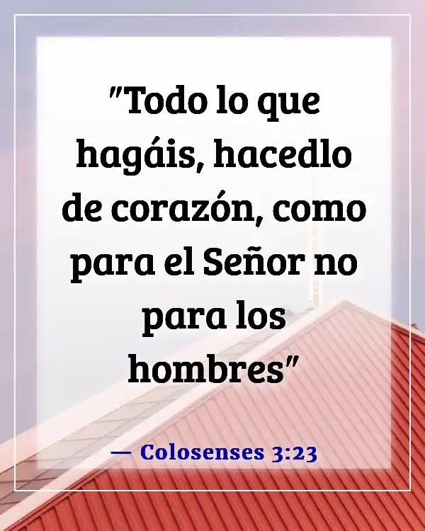 Versículos de la Biblia sobre las cualidades de liderazgo (Colosenses 3:23)