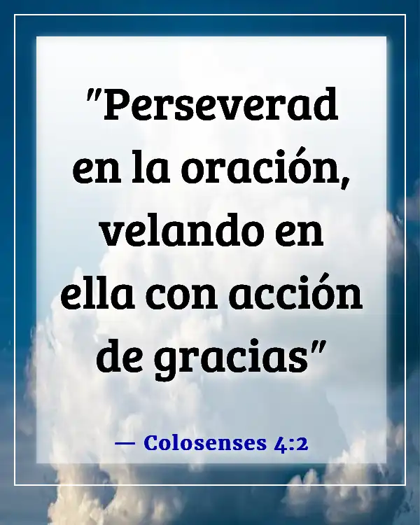 Lucha tus batallas con oración de rodillas versículos de la Biblia (Colosenses 4:2)