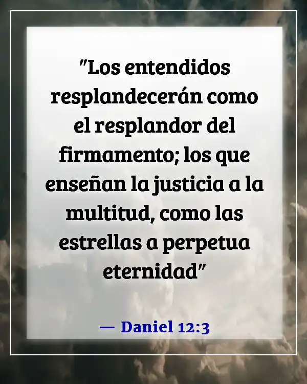 Versículos de la Biblia sobre guiar a otros a Dios (Daniel 12:3)