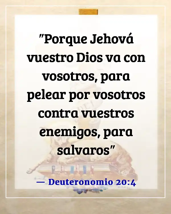 Versículos de la Biblia sobre la victoria en el nombre de Jesús (Deuteronomio 20:4)