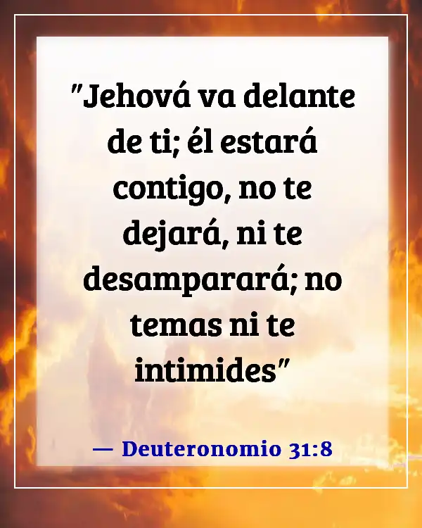 Versículos de la Biblia para consolar a una madre en duelo (Deuteronomio 31:8)