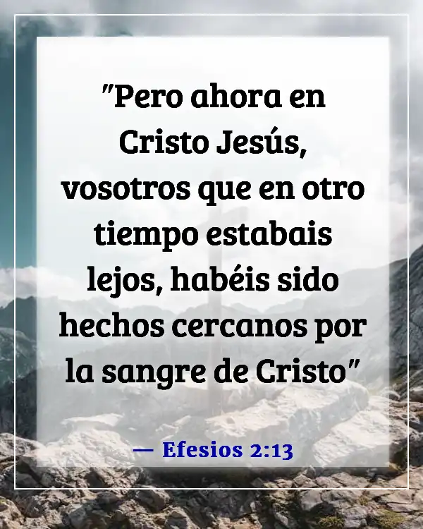 Escrituras sobre la victoria a través de la sangre de Jesús (Efesios 2:13)