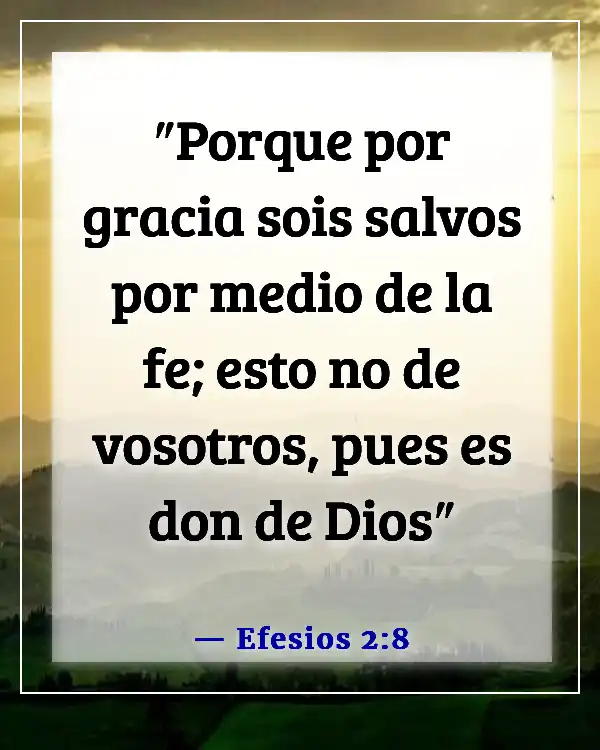 Versículos de la Biblia sobre el plan de salvación de Dios (Efesios 2:8)