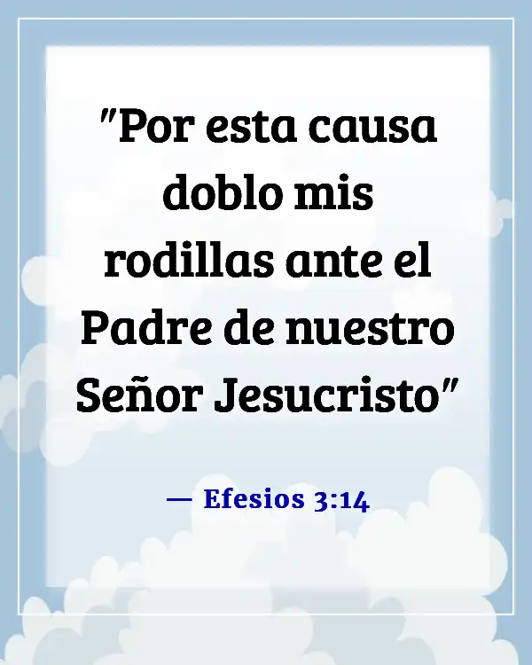 Versículos de la Biblia sobre la adopción en la familia de Dios (Efesios 3:14)