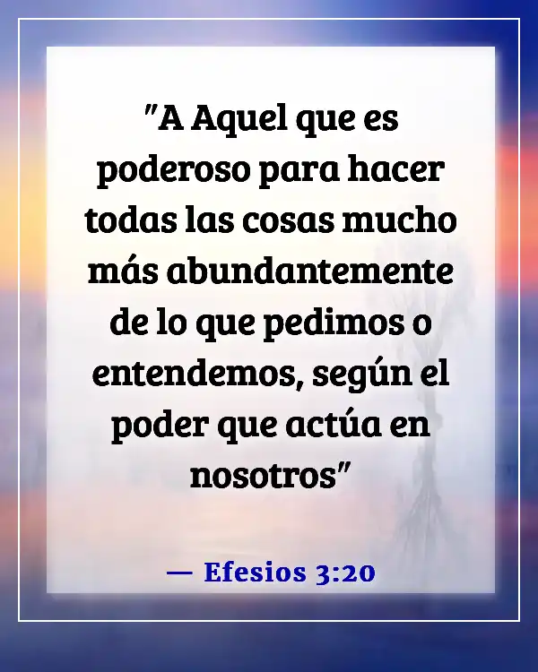 Versículo de la Biblia para creer en ti mismo (Efesios 3:20)