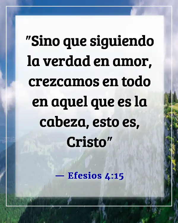 Versículo de la Biblia para la consistencia (Efesios 4:15)