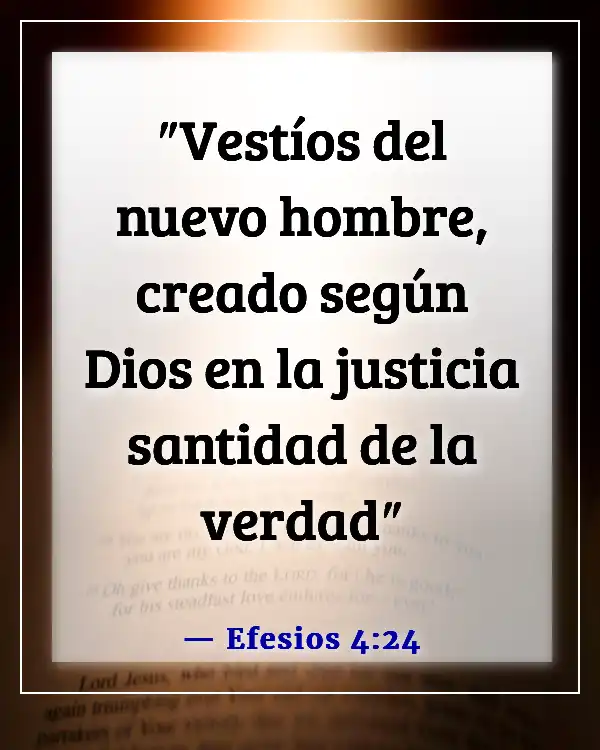 Versículos de la Biblia sobre ser transformados a la imagen de Cristo (Efesios 4:24)