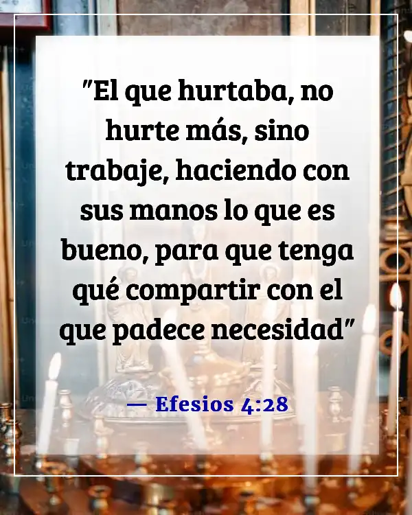 Versículos de la Biblia sobre las bendiciones en los negocios (Efesios 4:28)