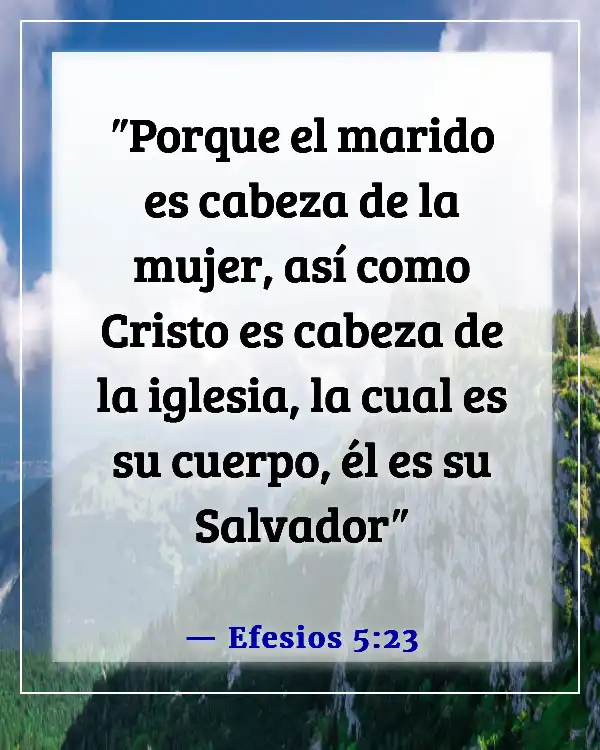 Versículo de la Biblia sobre una mujer que teme al Señor (Efesios 5:23)