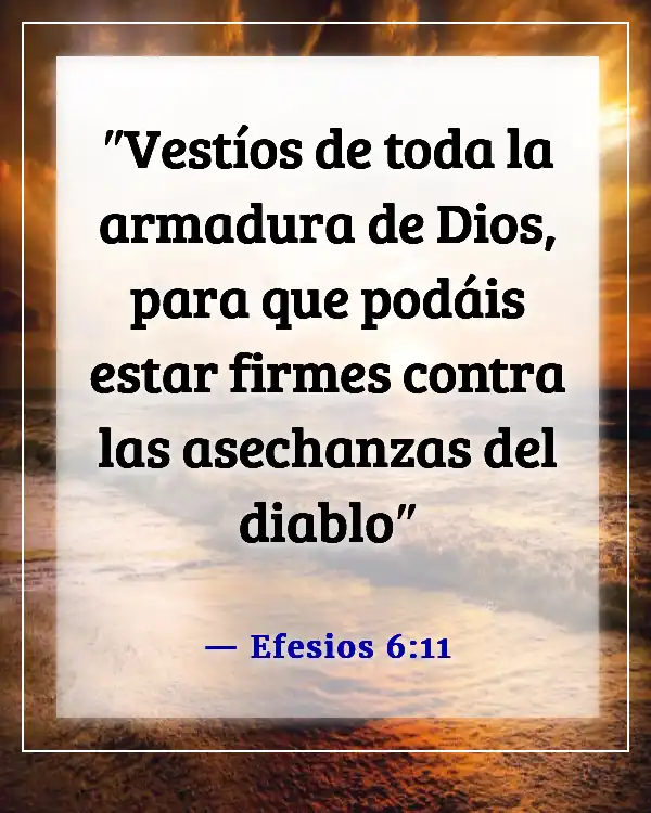 Versículos de la Biblia sobre detener y romper malos hábitos (Efesios 6:11)