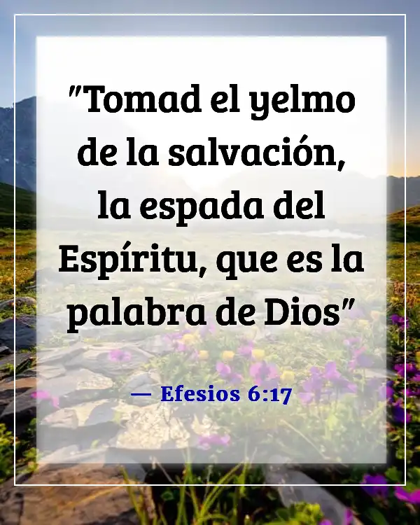 Versículo de la Biblia: Alimento para el alma (Efesios 6:17)