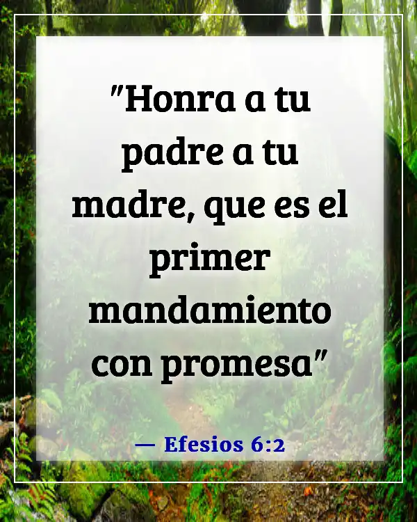 Versículos bíblicos sobre cuidar de tus padres ancianos (Efesios 6:2)