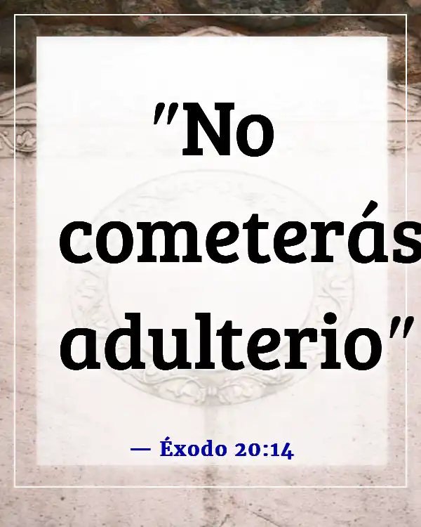 Versículos de la Biblia sobre dormir con la esposa de otro hombre (Éxodo 20:14)