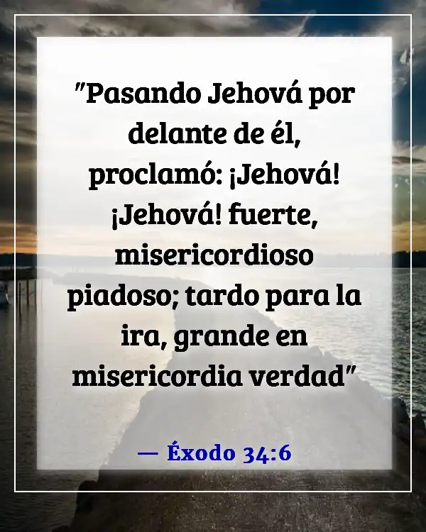 Versículos de la Biblia sobre el amor inagotable de Dios (Éxodo 34:6)